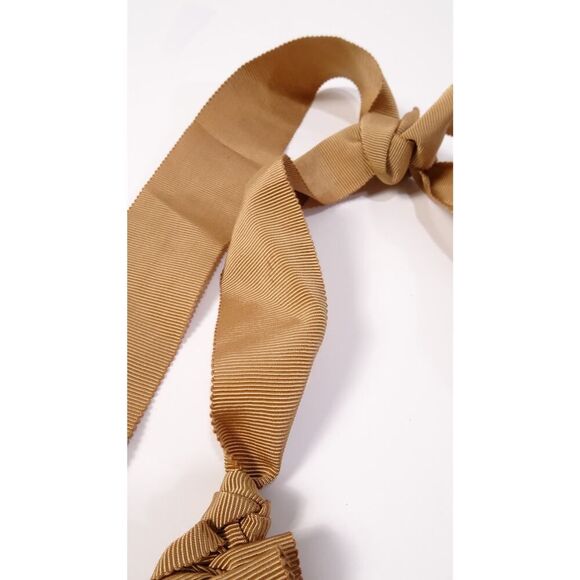 Neiman Marcus Lee Angel Women's Grosgrain Ribbon Pearl Tie Necklace NWT 250 - Picture 2 of 6